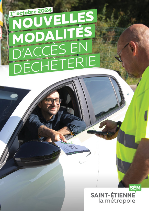 Modification accès déchèteries de Saint-Etienne Métropole