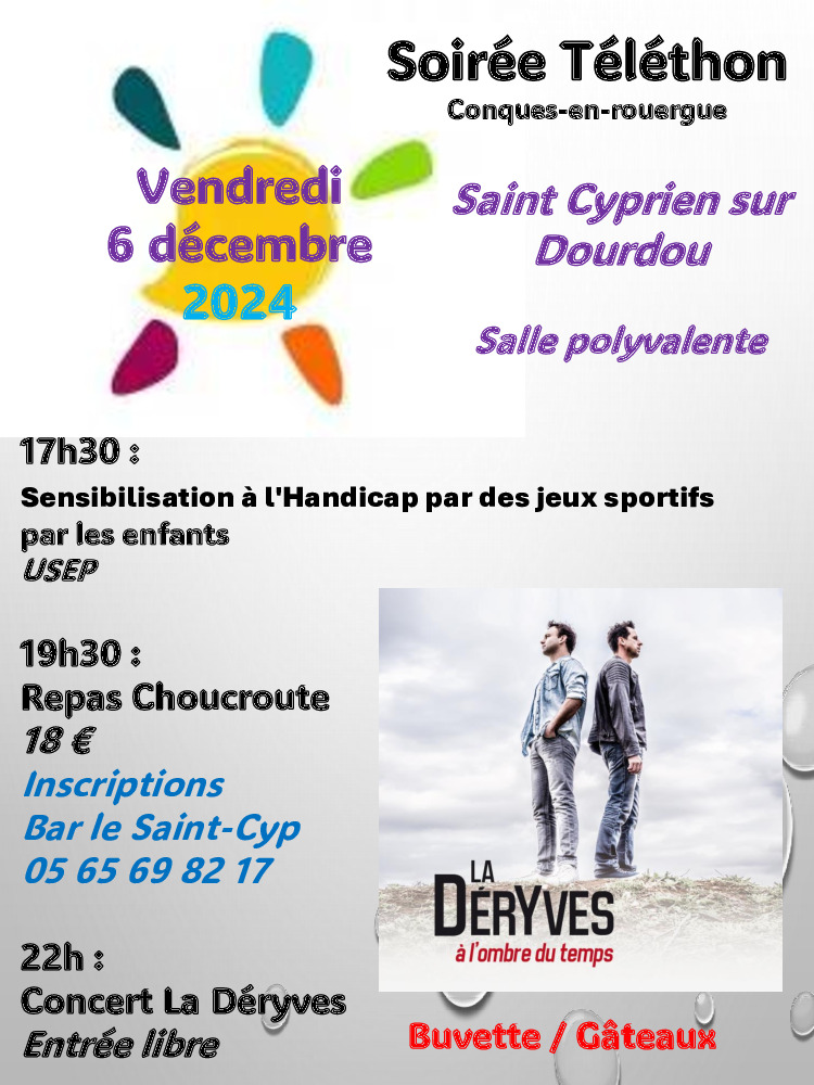 SOIREE TELETHON 6 DECEMBRE