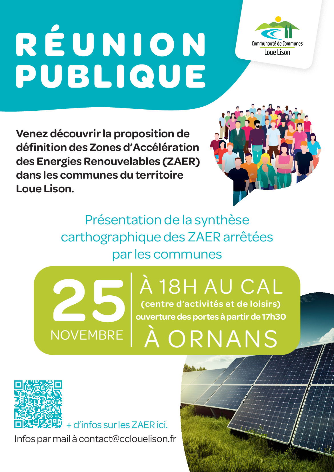 Zones d'accélération des énergies renouvelables ZAER