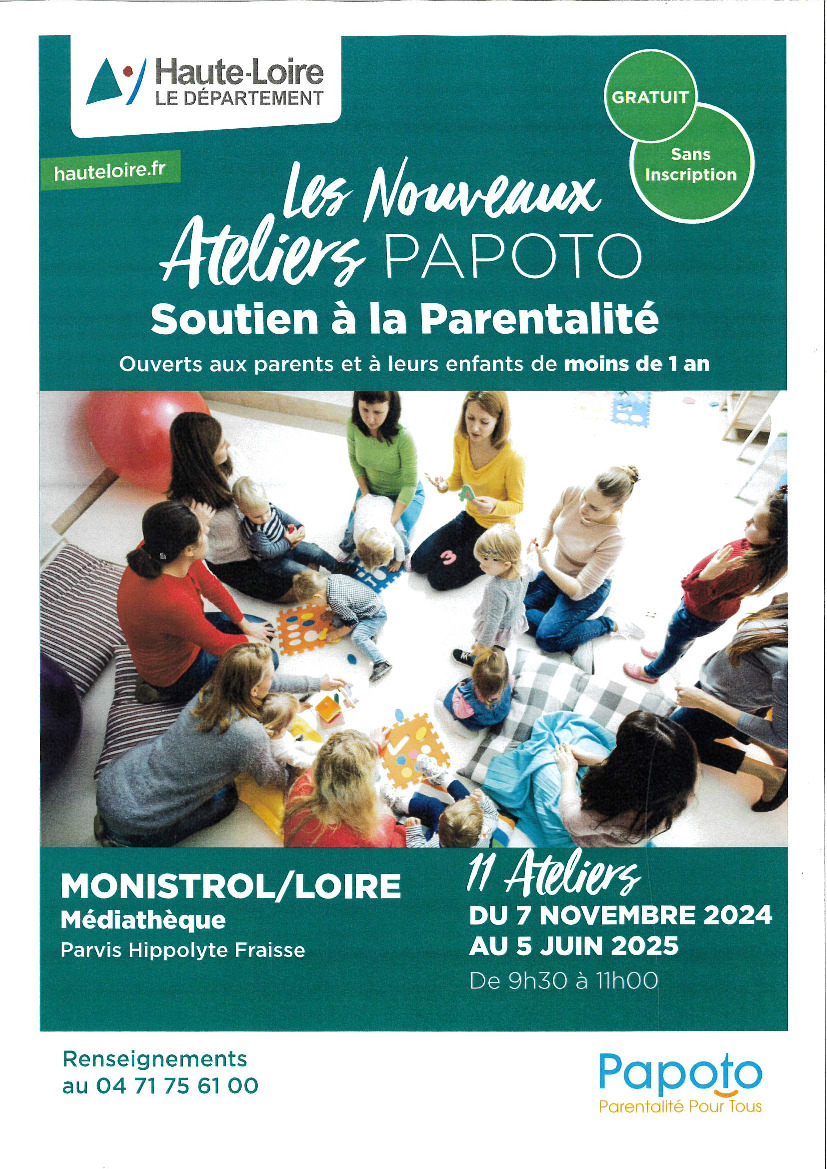 Ateliers PAPOTO - Soutien à la parentalité