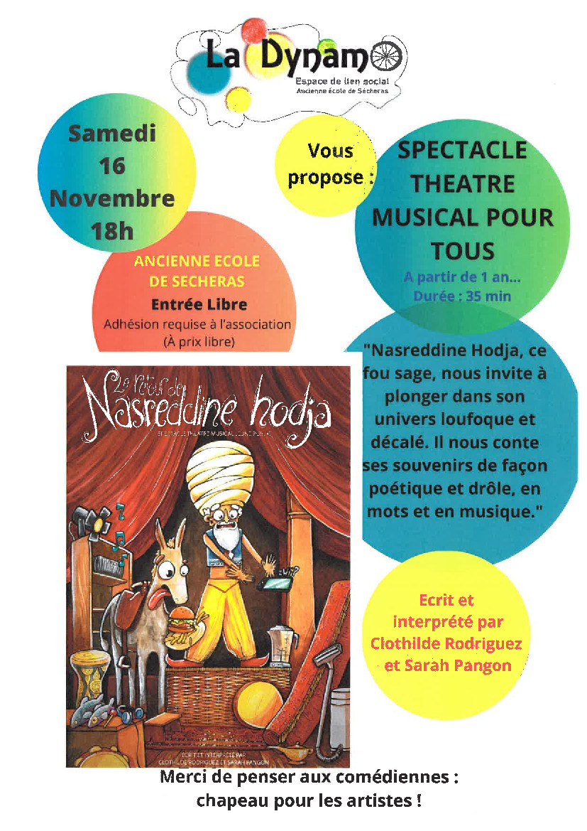 SPECTACLE THEATRAL POUR TOUS