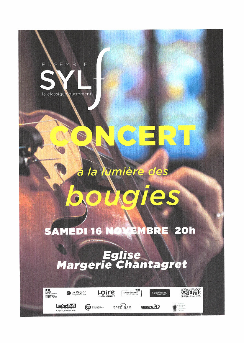 Concert aux chandelles Margerie Chantagret