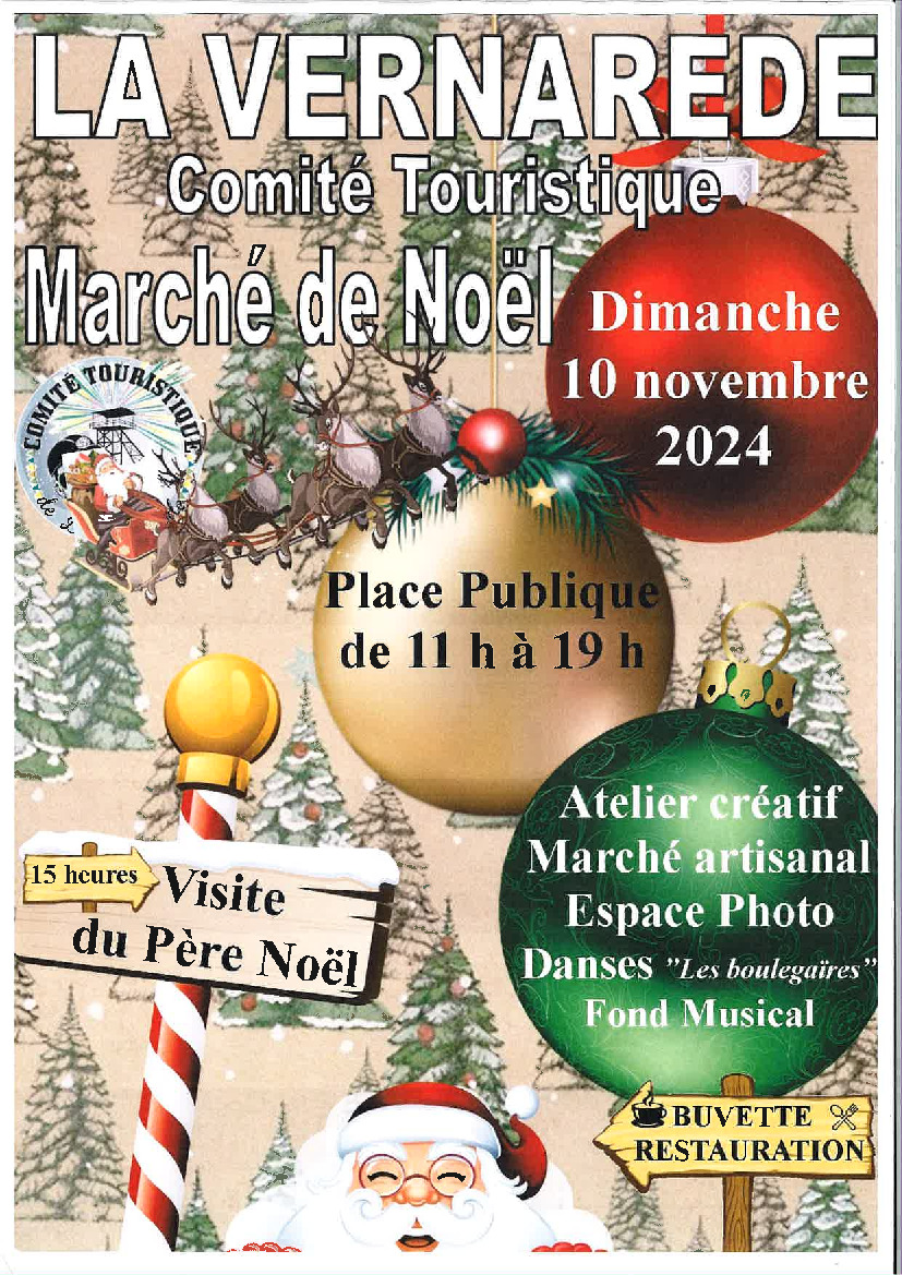 MARCHÉ DE NOËL à la Vernarède dimanche 10 novembre