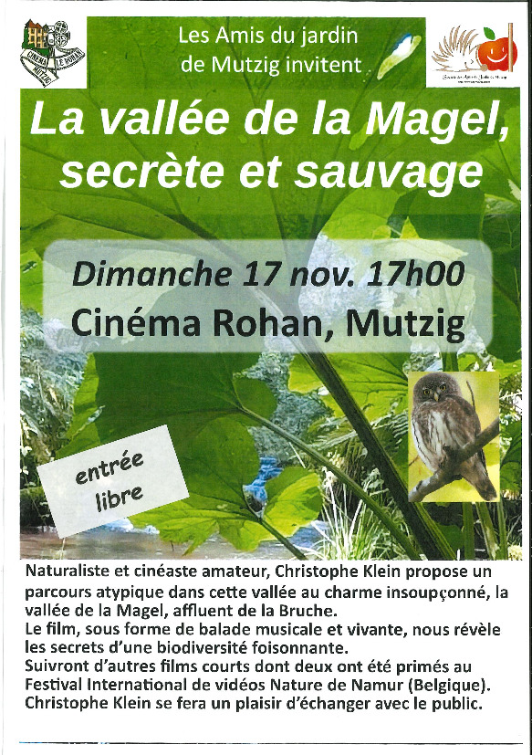 Dimanche 17 novembre 2024 à 17 H00 au Cinéma Rohan à MUTZIG.