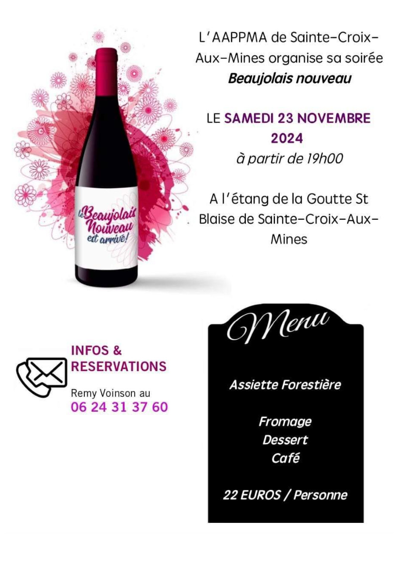 Soirée Beaujolais Nouveau