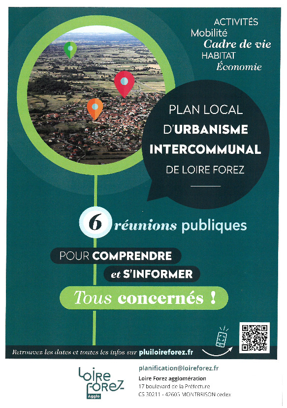 Réunions publiques Plan Local d'Urbanisme Intercommunal LFA