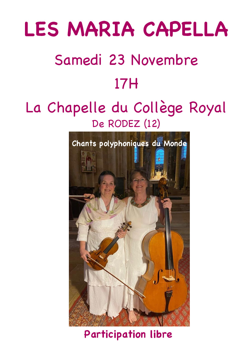 Les Maria Capella de St Cyprien à Rodez