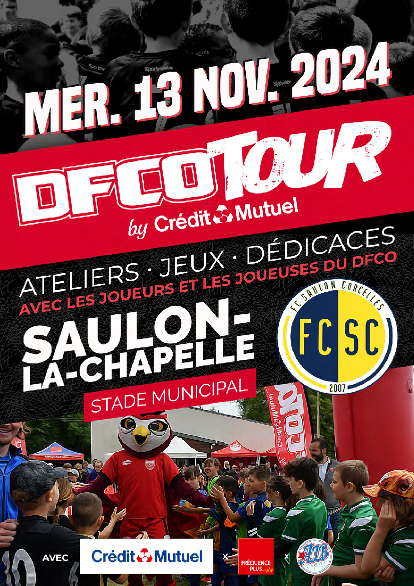 Le DFCO Tour fait escale à Saulon!