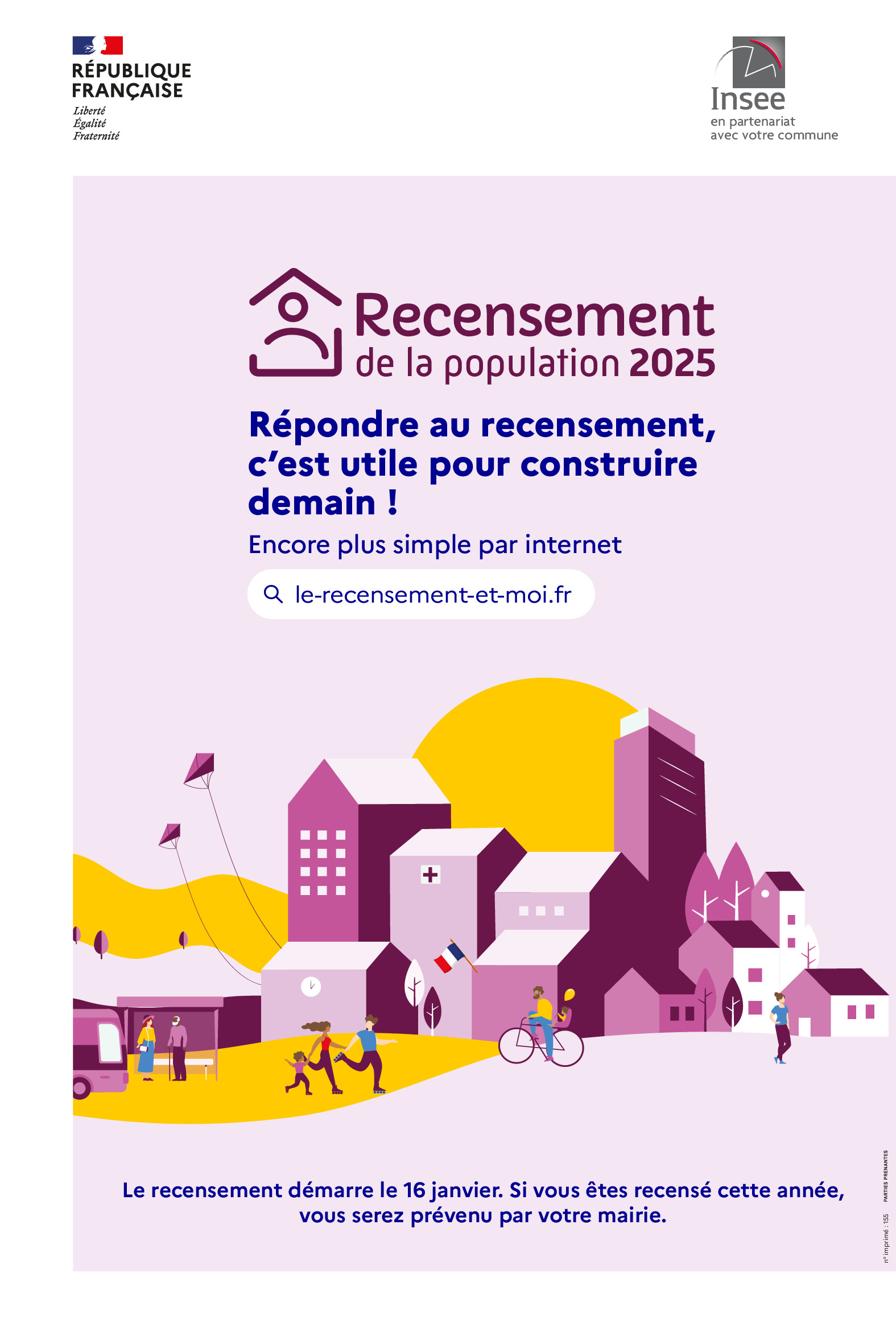 Recensement de la population en 2025