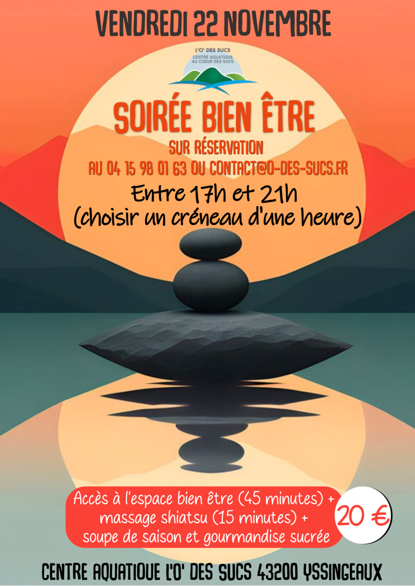 [O'DES SUCS : SOIREE BIEN ETRE]