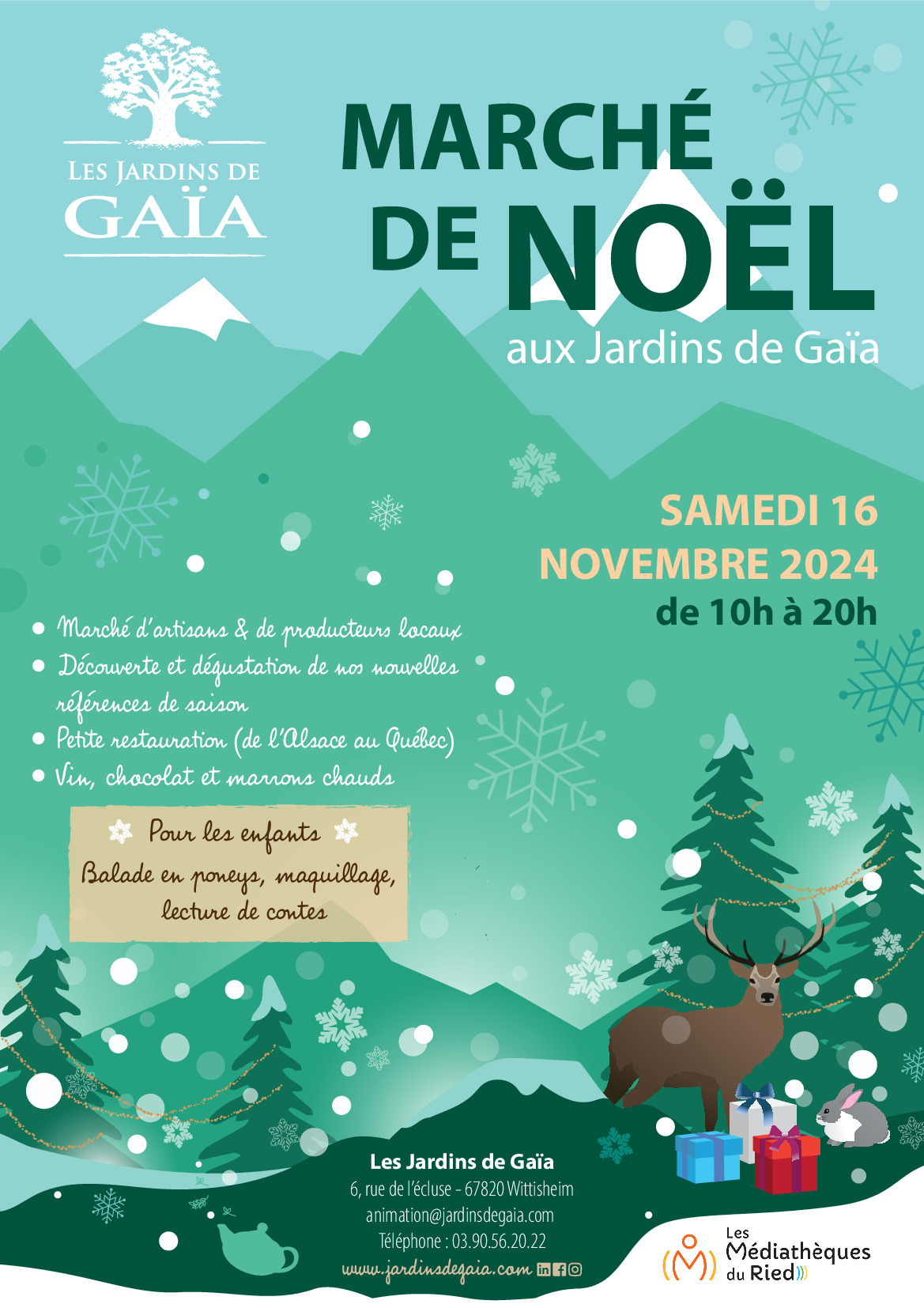 Marché de Noël aux Jardins de GAÏA