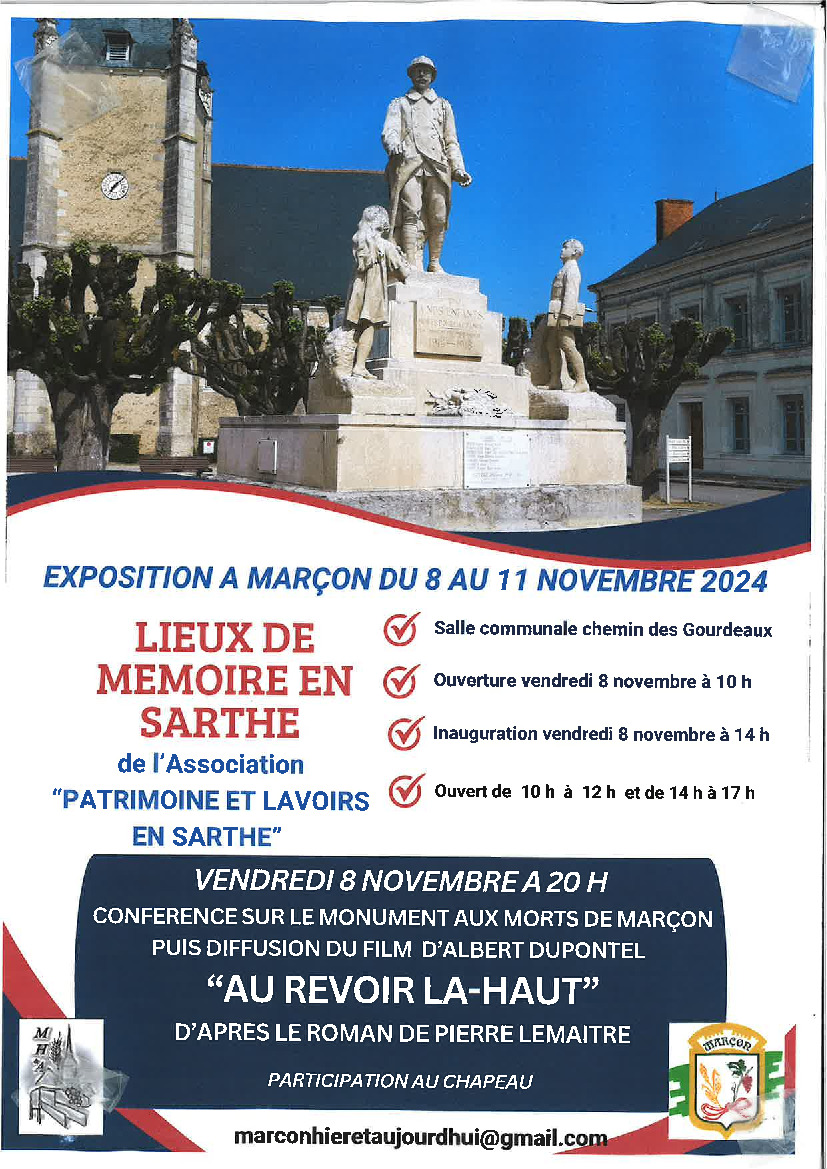 EXPOSITION DU 08/11 AU 11/11 2024 - SALLE COMMUNALE