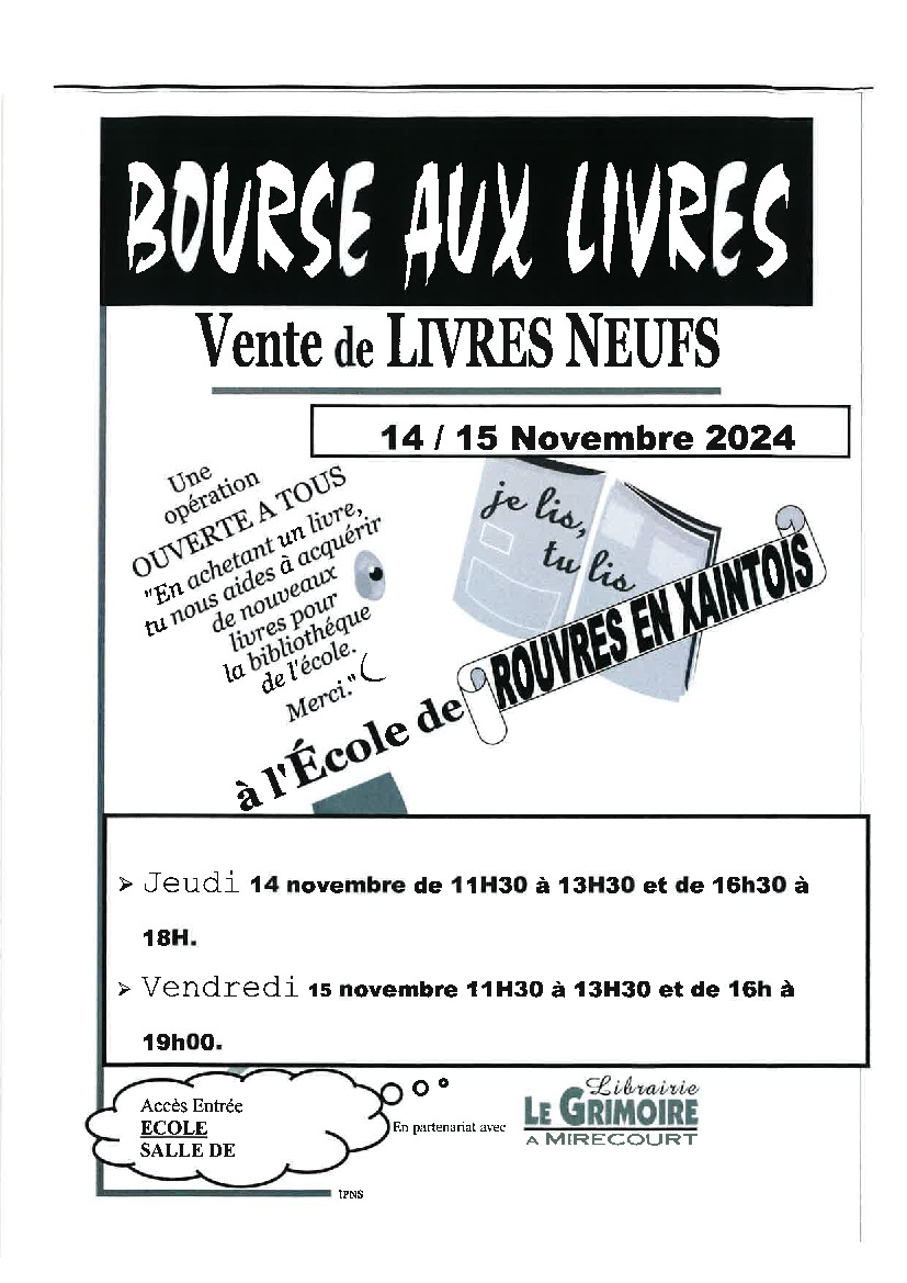 Bourse aux livres