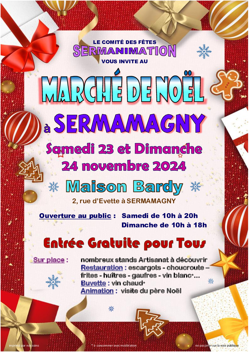 Marché de Noël - les 23 et 24 Novembre 2024