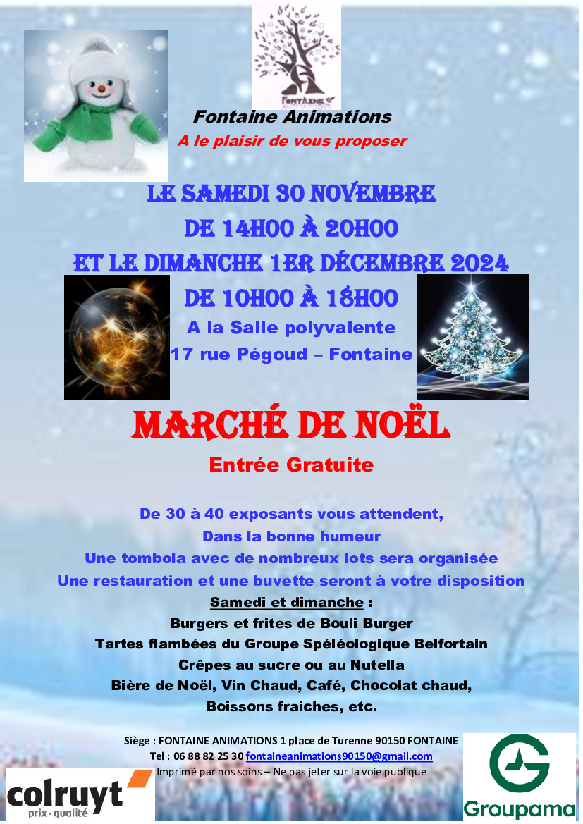 Marché de Noël