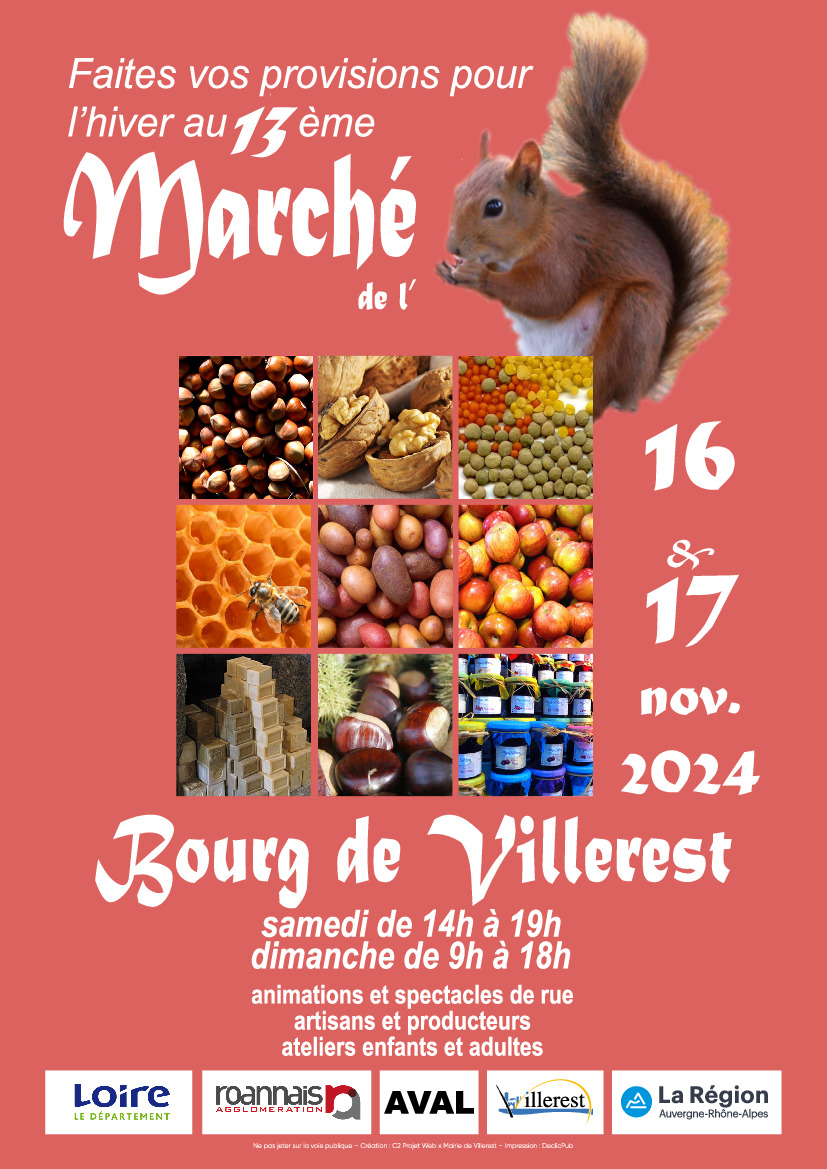 🐿️ Marché de l'écureuil - 13 ème édition 🌰