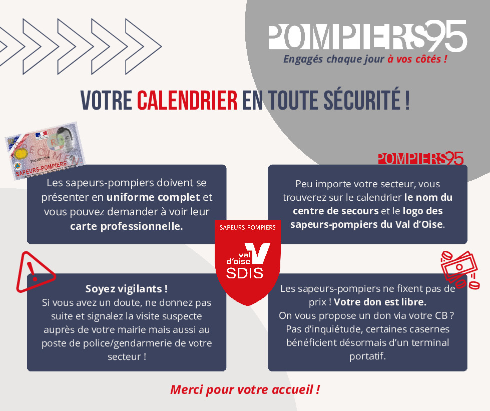 Campagne de calendrier des sapeurs-pompiers