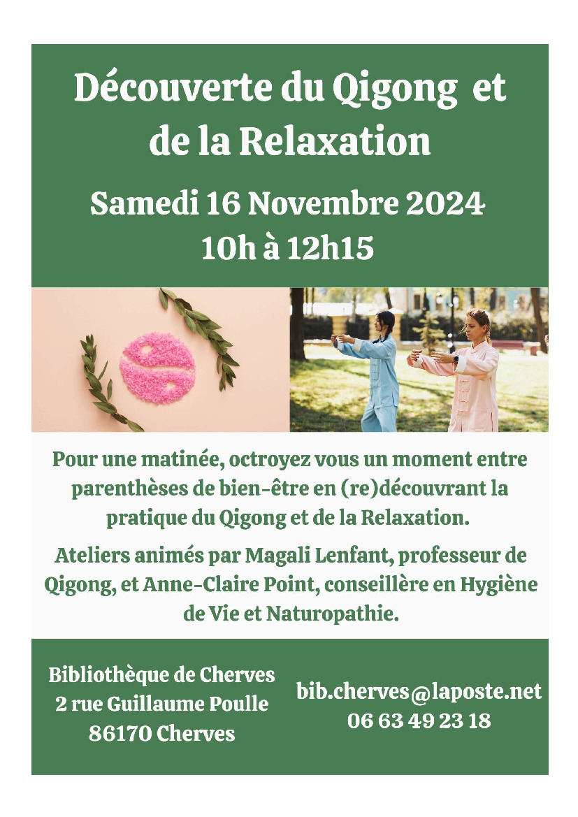 Découverte du Qigong et de la Relaxation