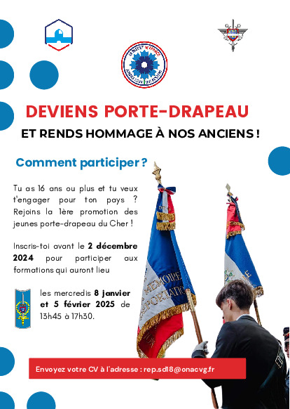 DEVIENS PORTE-DRAPEAU