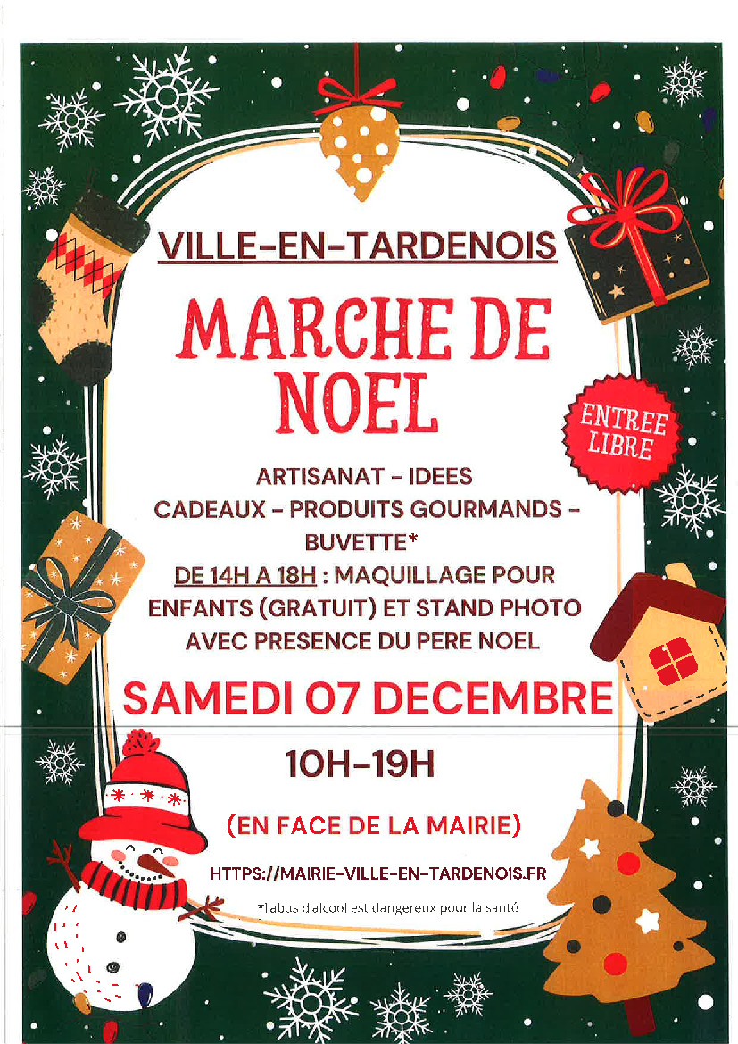 MARCHE DE NOEL VILLE EN TARDENOIS