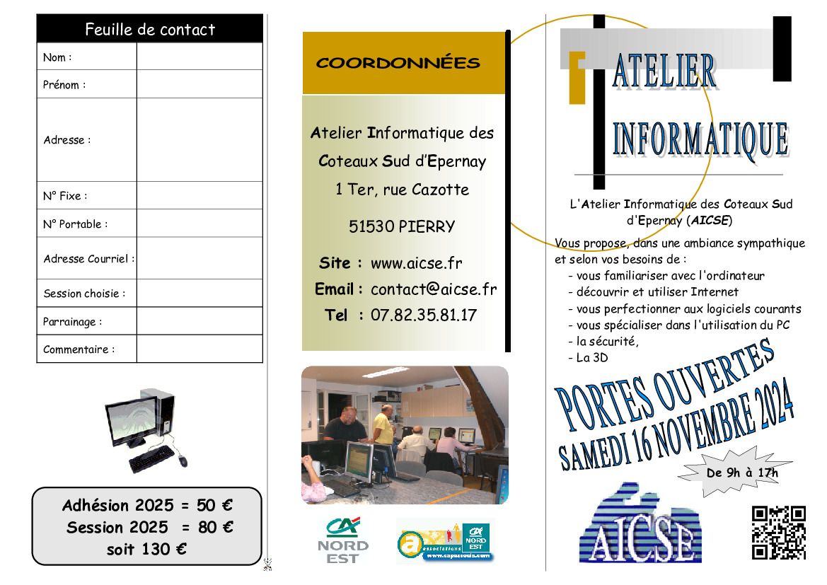 Atelier informatique CAECPC - Pierry