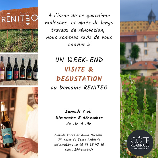 DOMAINE RENITEO : un week-end visite et dégustation !