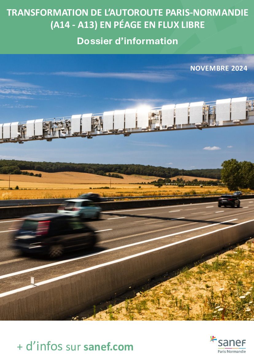 Péage en flux libre sur l’axe Paris-Normandie - A13