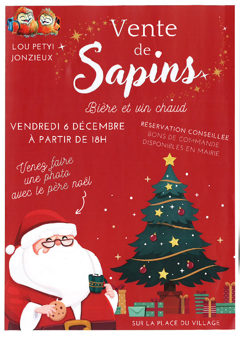 Vente de sapins de Noël 🎄