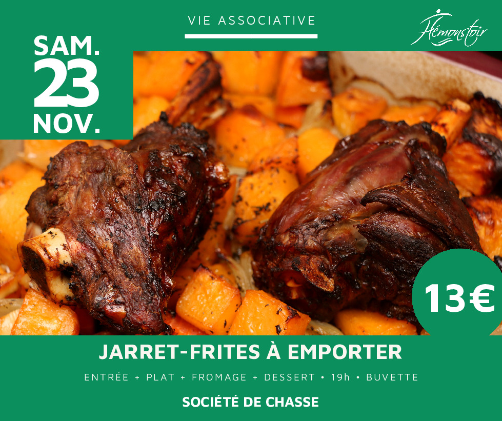 🍴JARRET-FRITES DES CHASSEURS