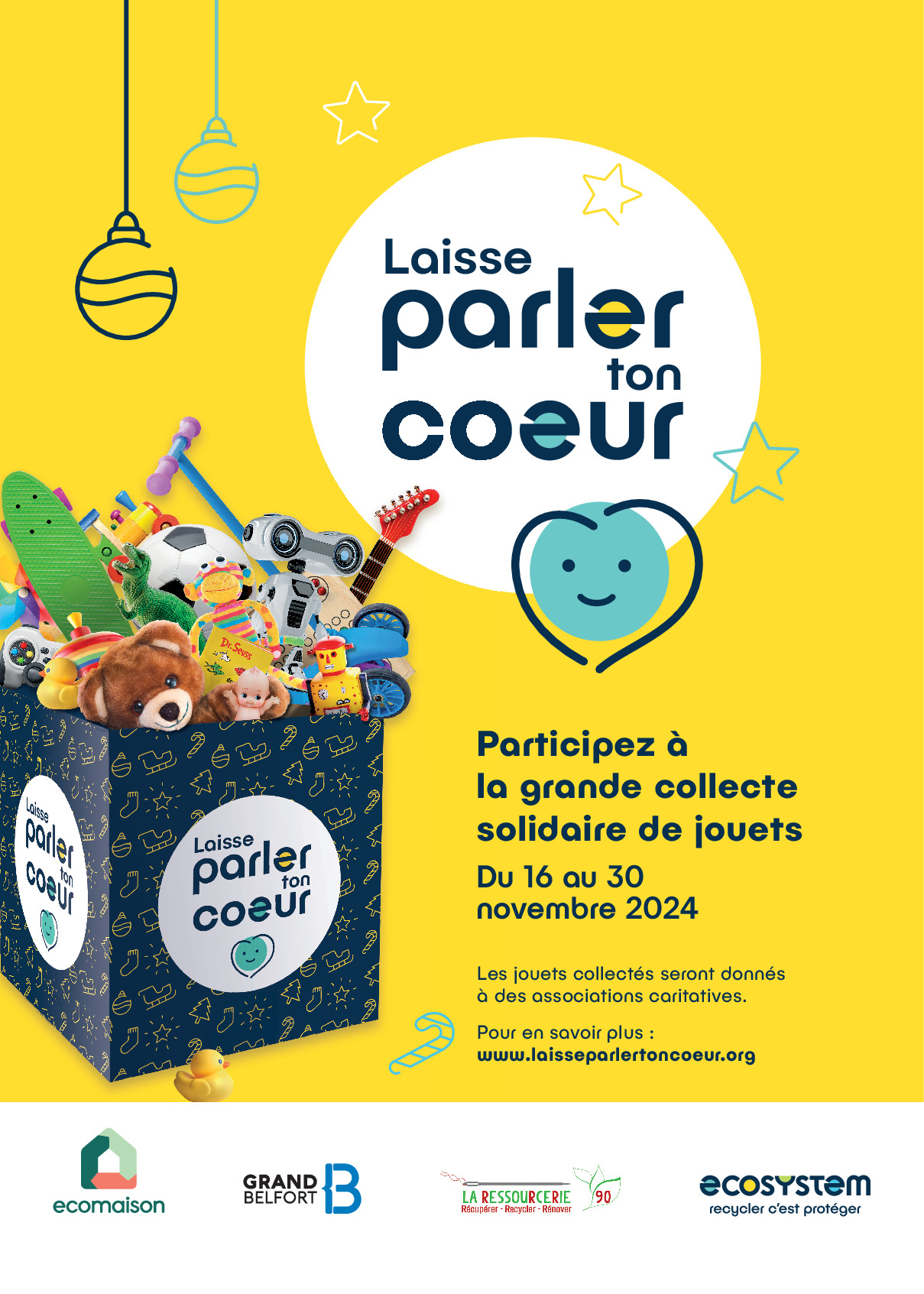 Collecte de jouets du 16 au 30 novembre 2024