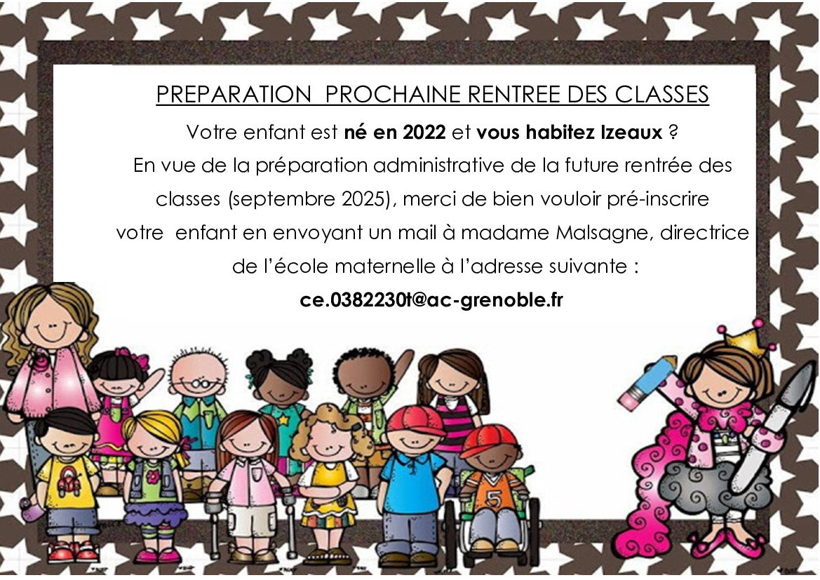 PREPARATION PROCHAINE RENTRÉE DES CLASSE