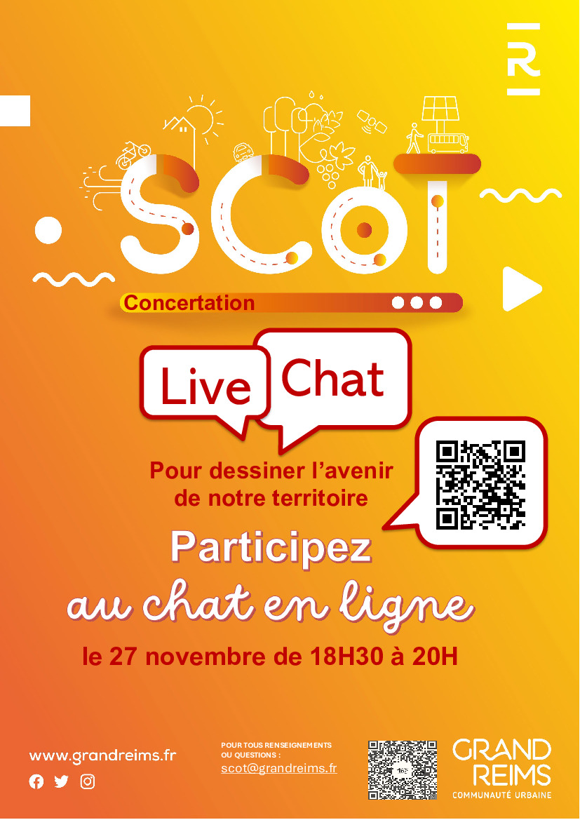 Concertation SCOT : Chat en ligne - 27 novembre 2024