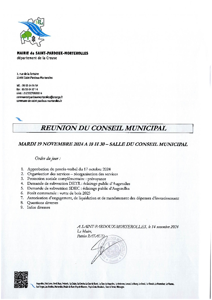 Conseil municipal