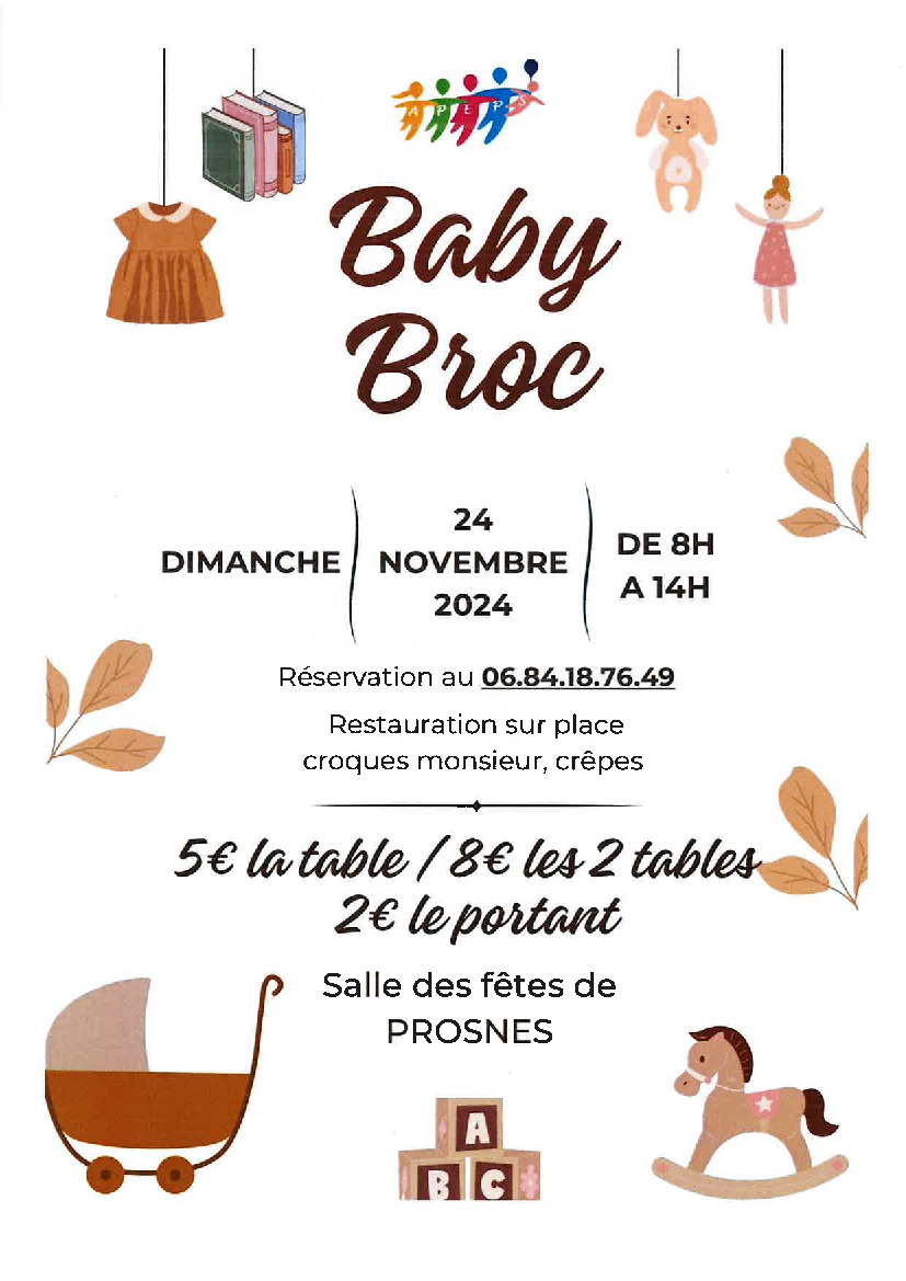 Baby broc dimanche 24 novembre