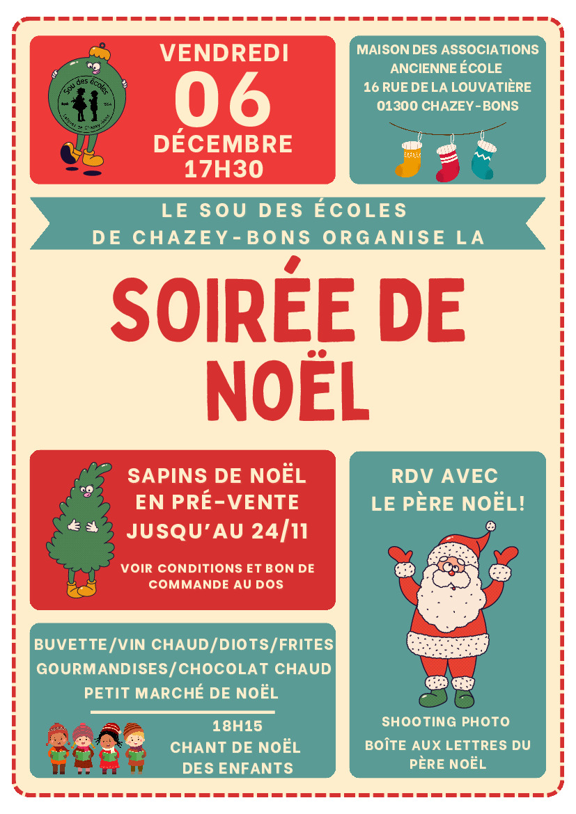 Soirée de Noël du Sou des écoles