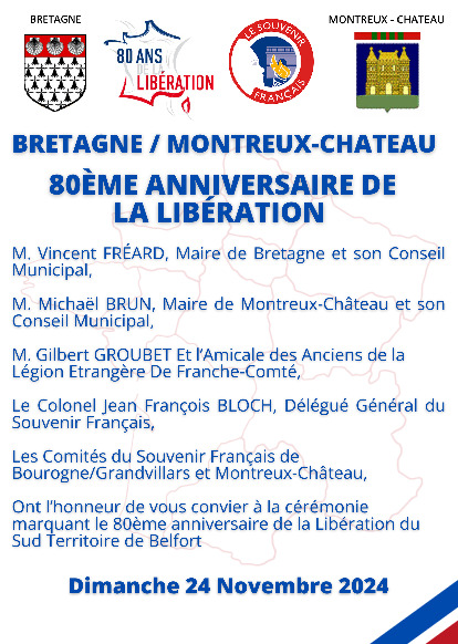 Cérémonie 80ème anniversaire de la Libération