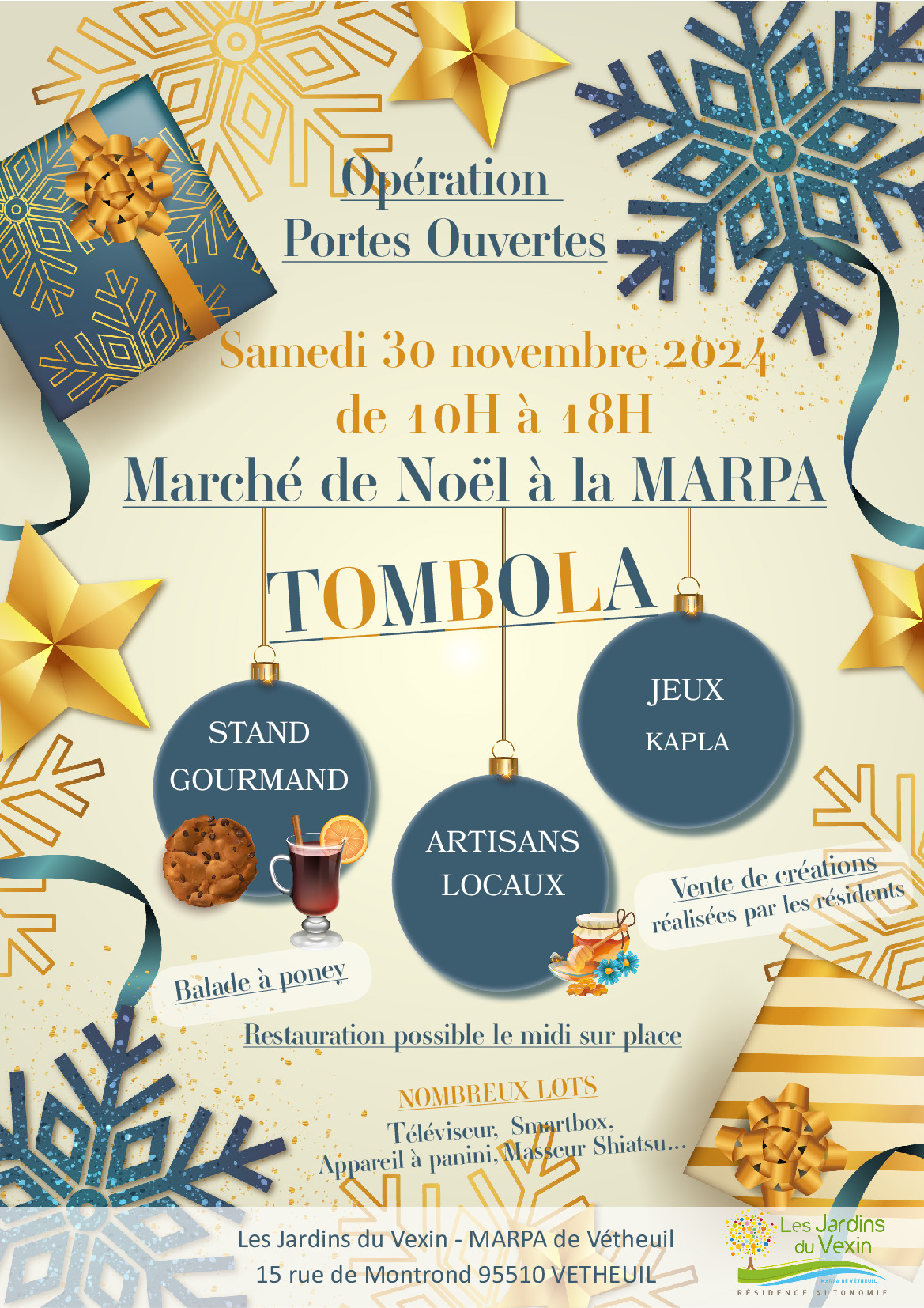 Marché de Noël MARPA de Vétheuil