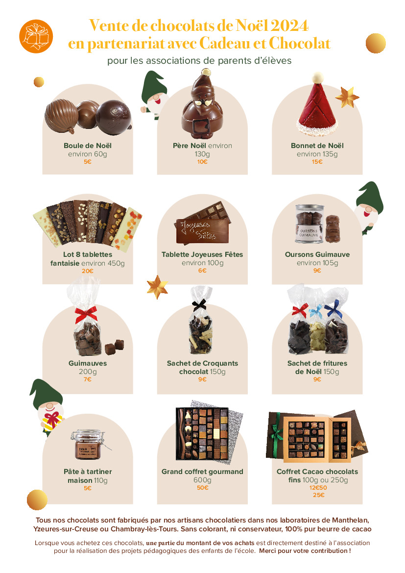 CHOCOLATS DE NOËL