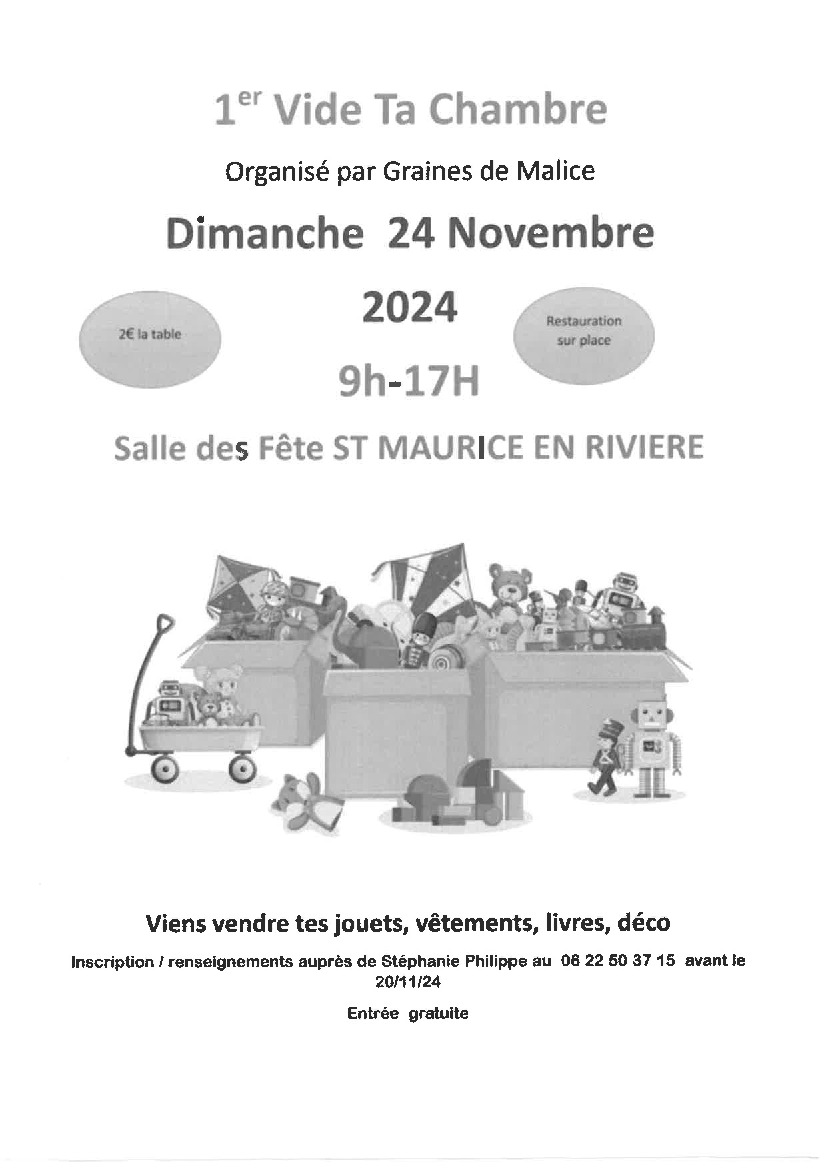 Vide Ta Chambre 24 novembre