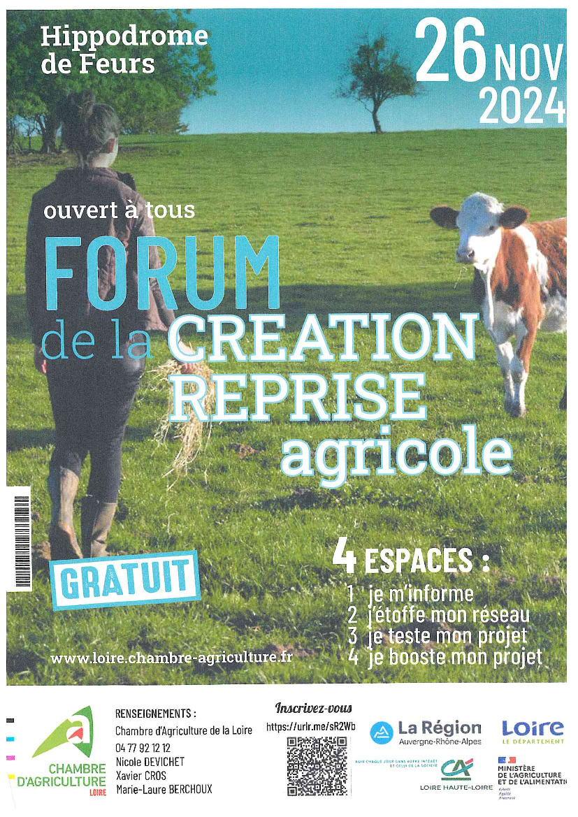 Forum création / reprise agricole