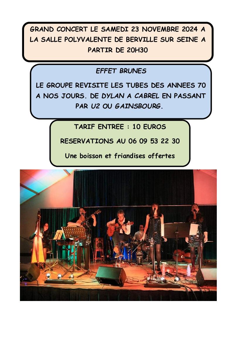 Concert à Berville