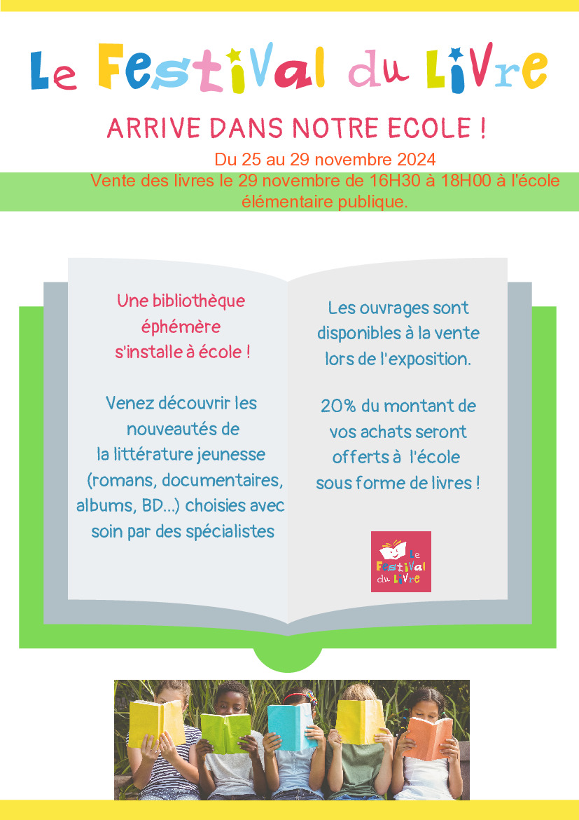 Festival du livre de l'école publique