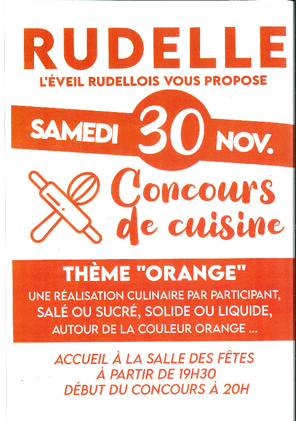 Soirée avec pour thème: Orange