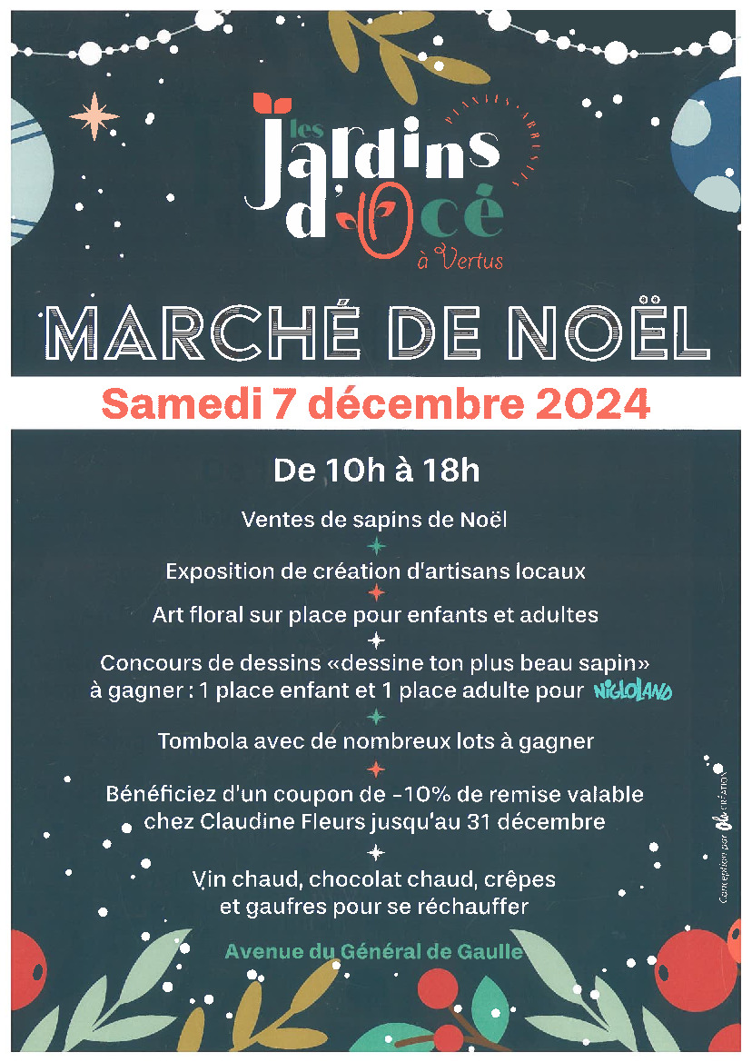 Marché de Noël - 7 décembre à Vertus