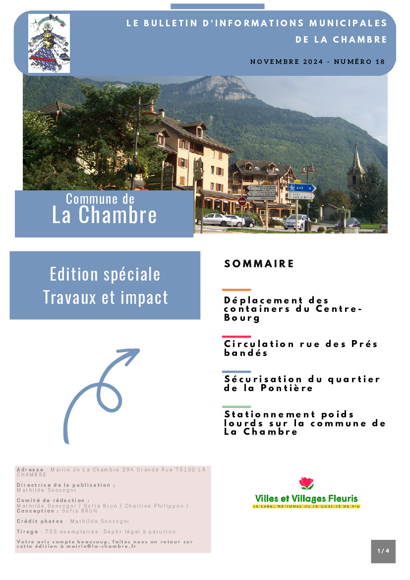 Bulletin communal n°18 - Edition spéciale/Travaux et impacts