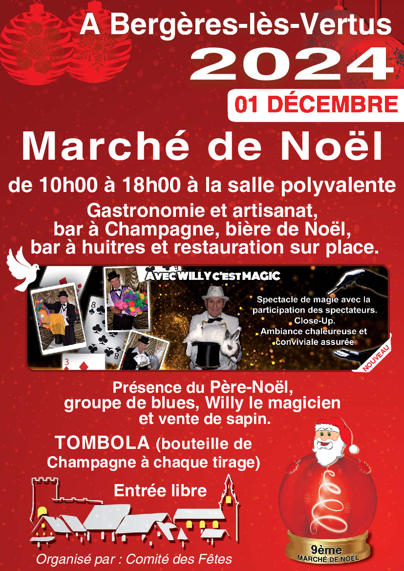 Marché de Noël - dimanche 01/12