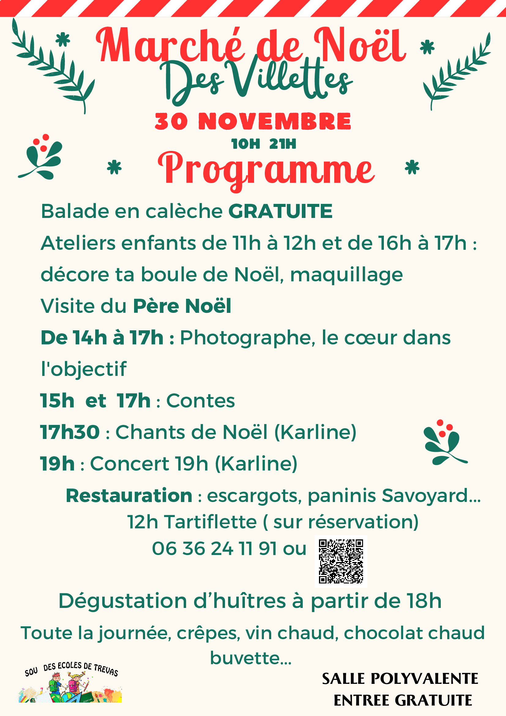 Marché de Noël des villettes