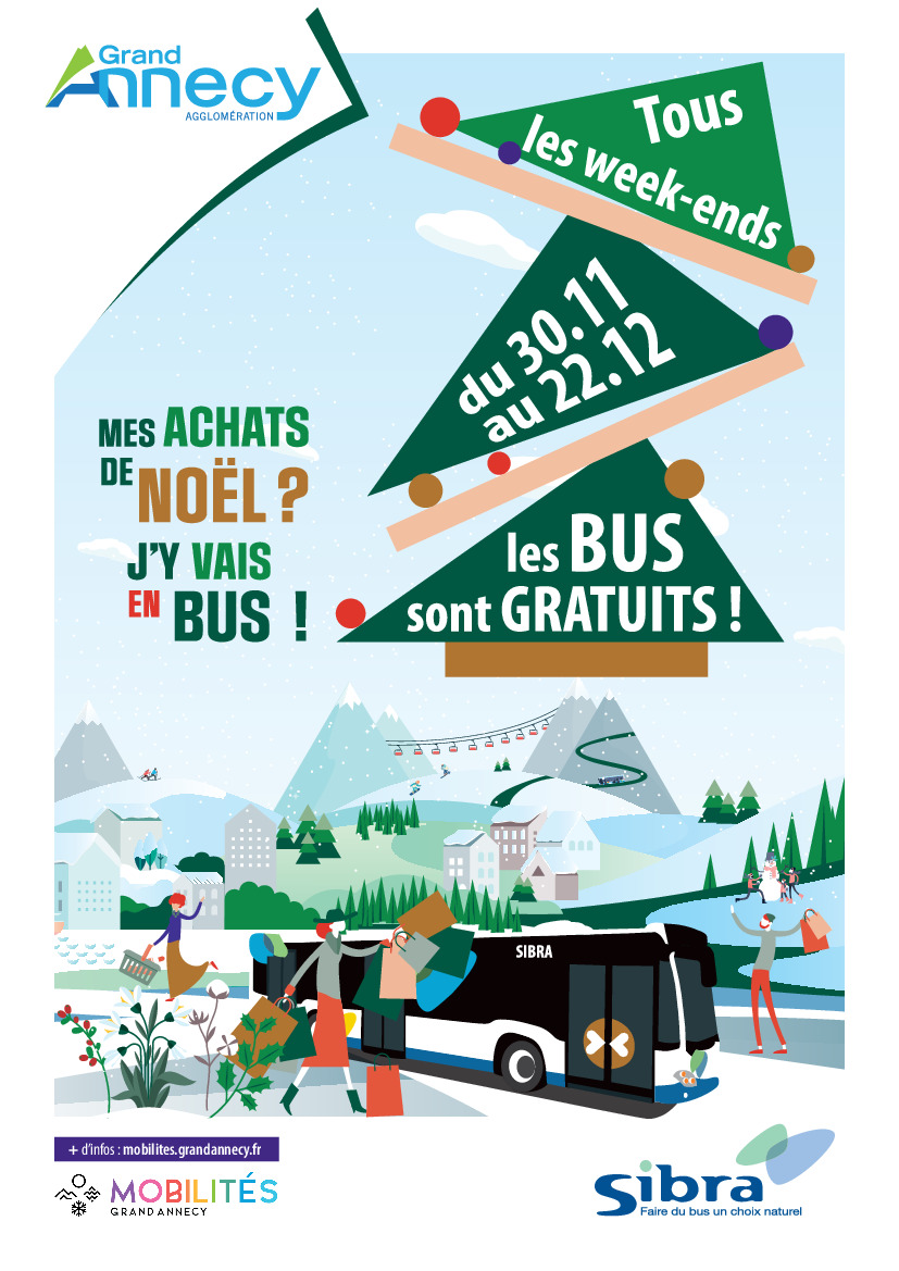 Gratuité bus SIBRA