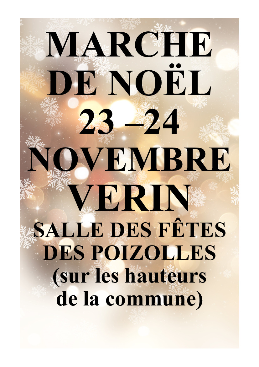 marché de Noël 23-24 novembre