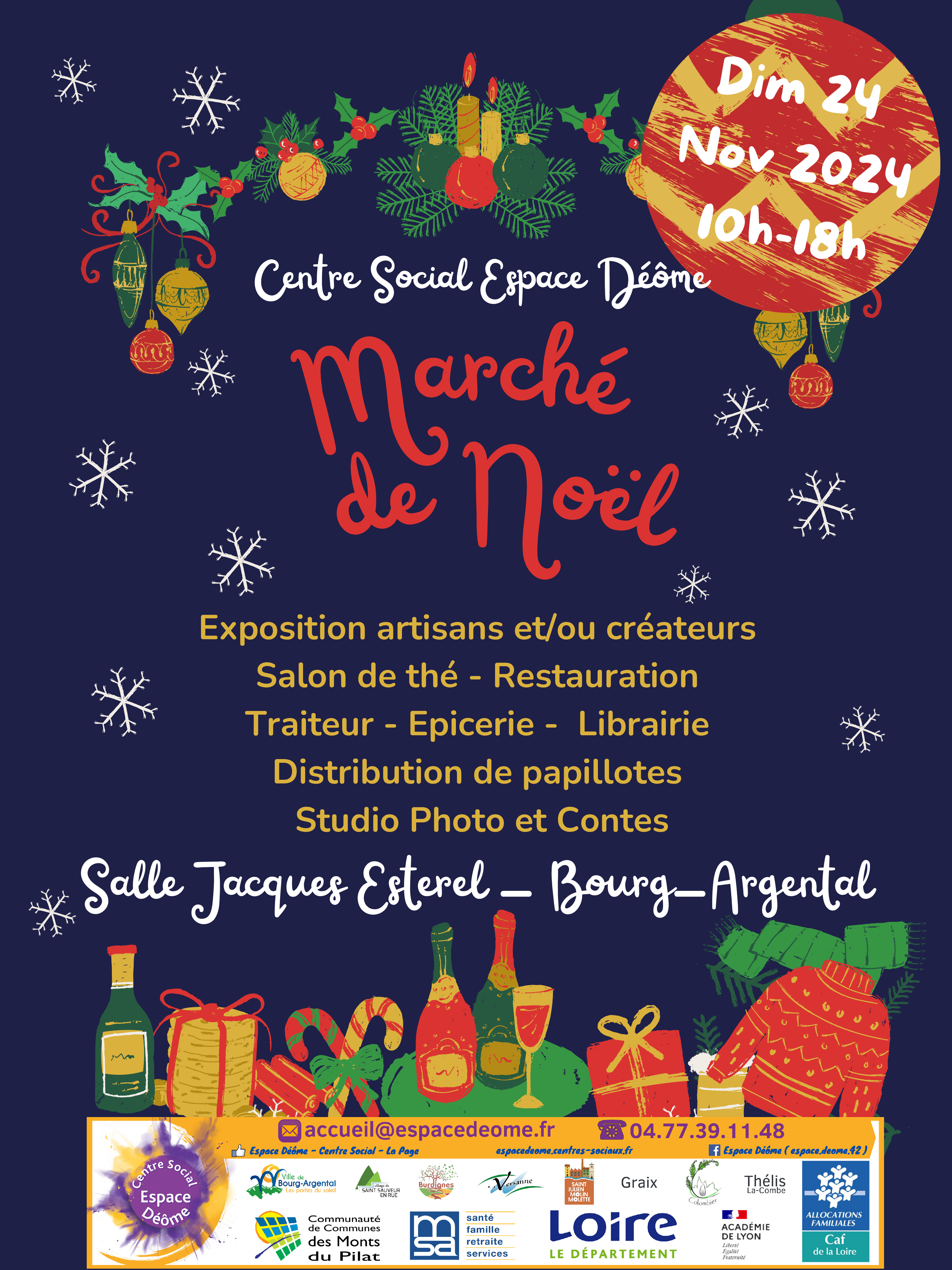 Marché de Noël de l'Espace Déôme